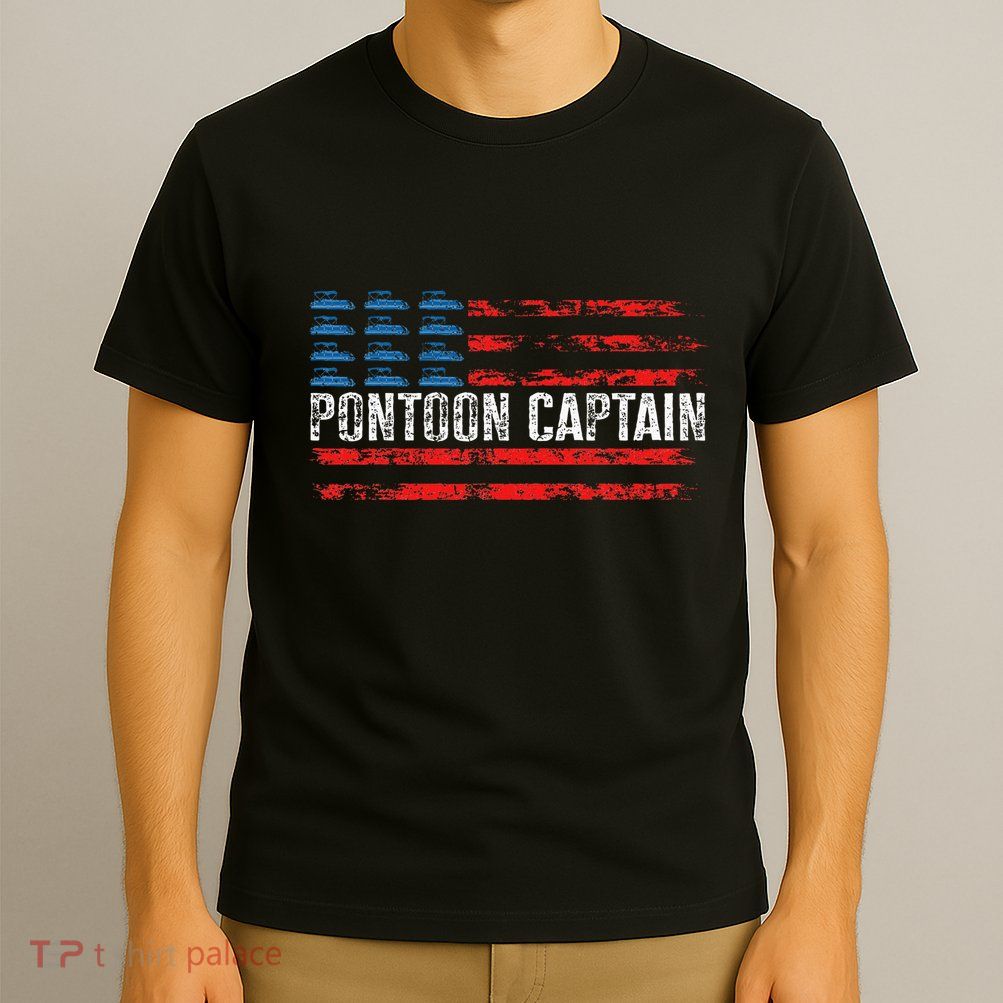Boating Pontoon Captain Pontoon Boat T-Shirt