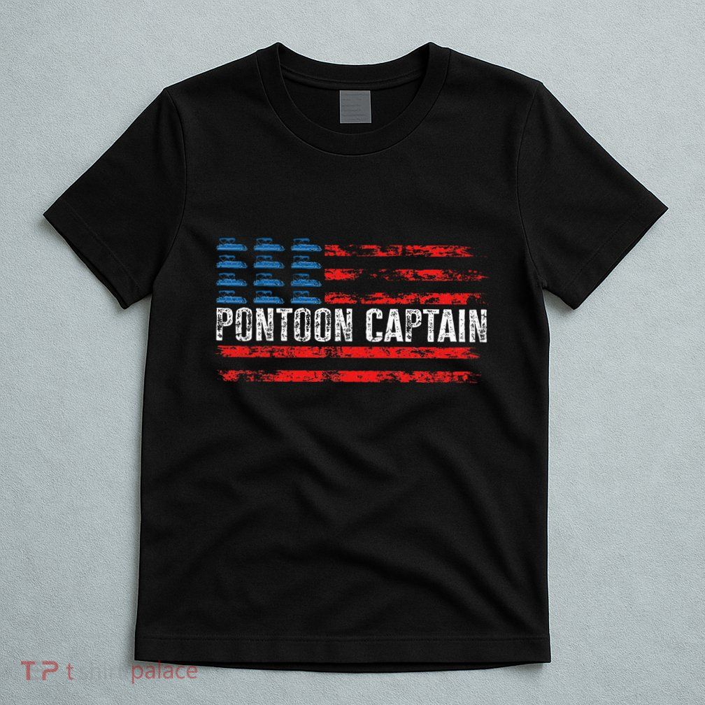 Boating Pontoon Captain Pontoon Boat T-Shirt
