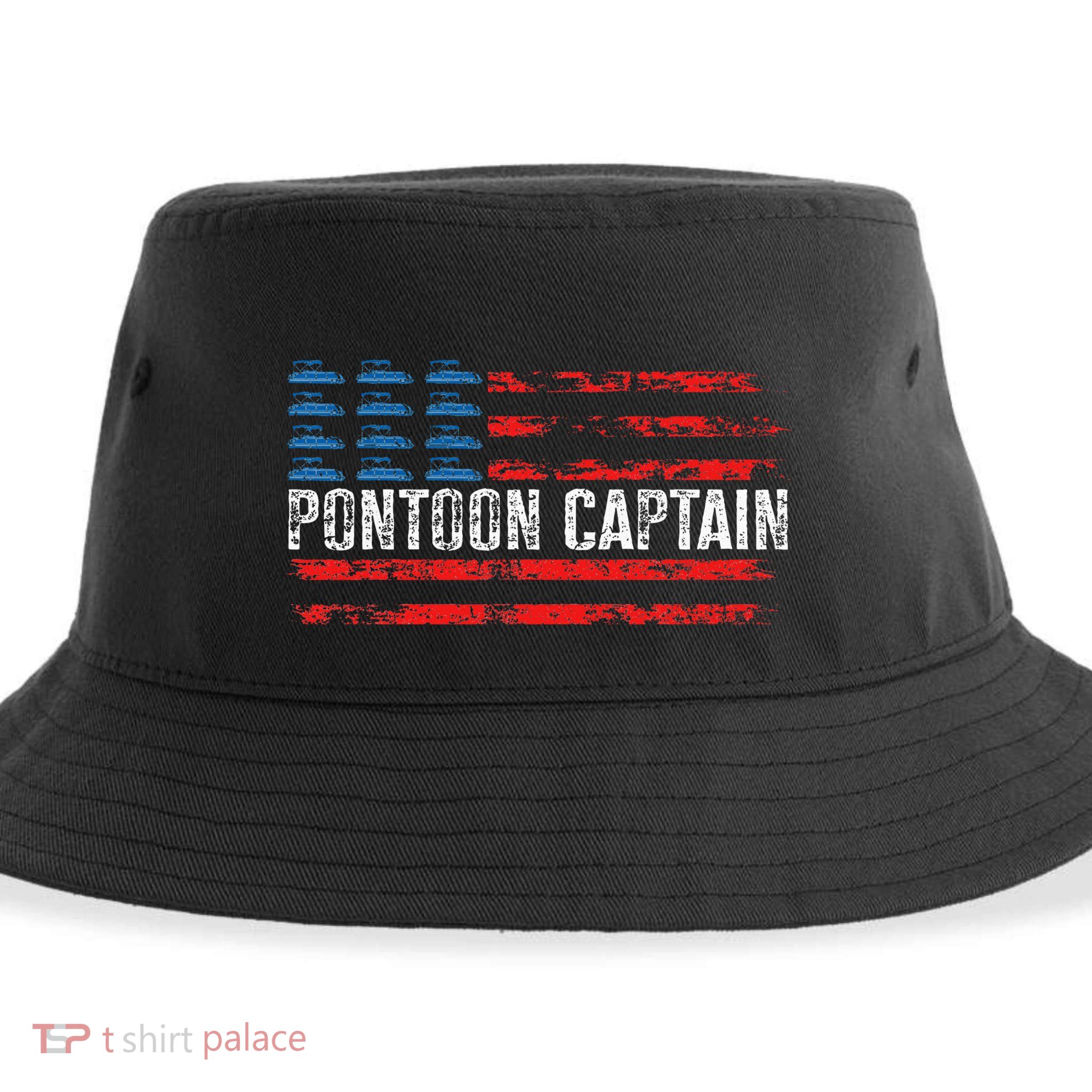 Boating Pontoon Captain Pontoon Boat Sustainable Bucket Hat