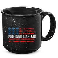 Boating Pontoon Captain Pontoon Boat 15oz Campfire Ceramic Mug