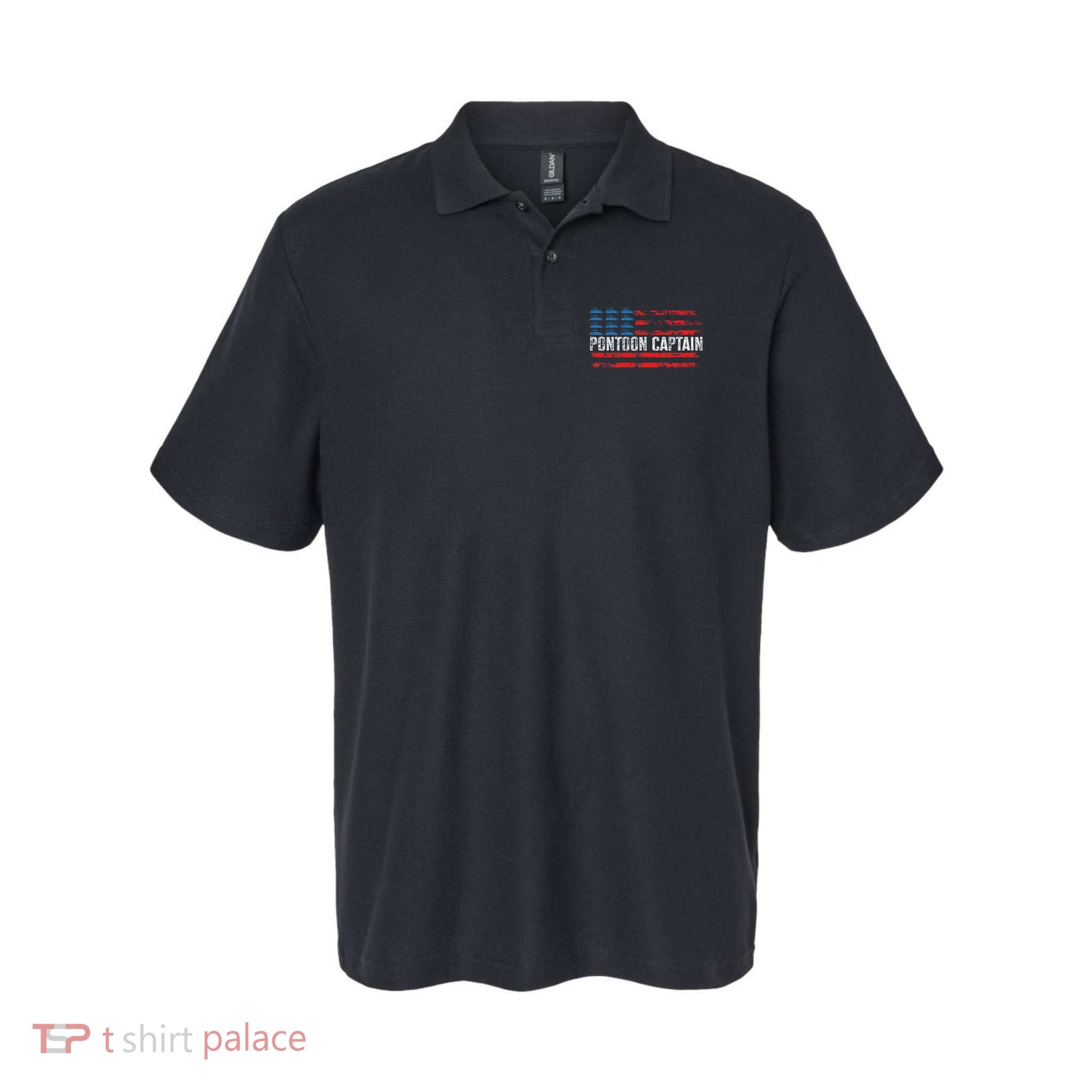Boating Pontoon Captain Pontoon Boat Polo