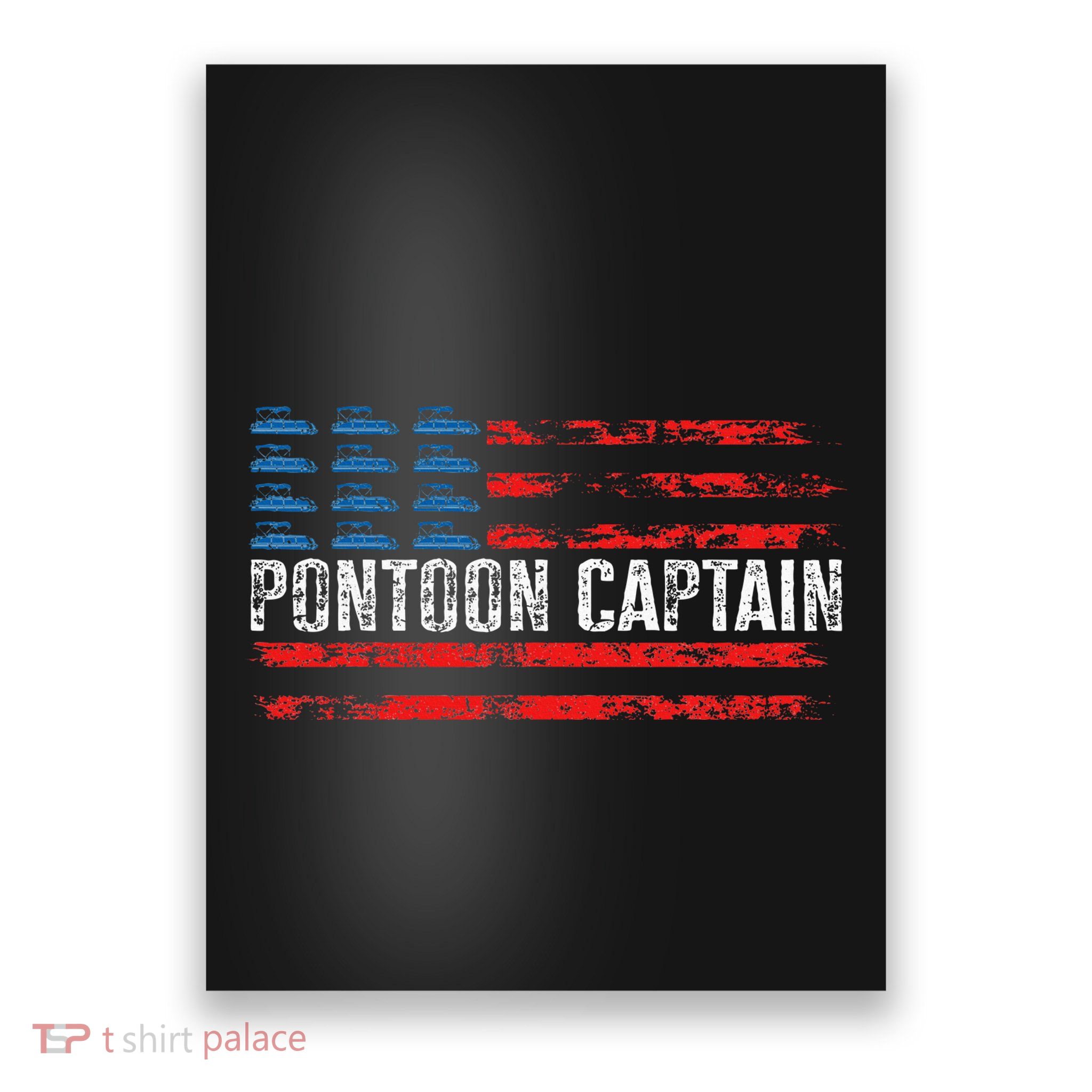Boating Pontoon Captain Pontoon Boat Poster