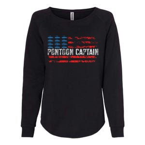 Boating Pontoon Captain Pontoon Boat Womens California Wash Sweatshirt