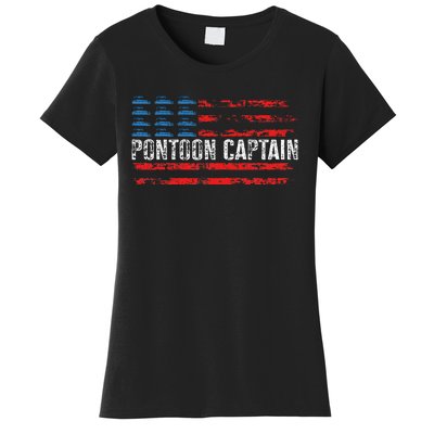 Boating Pontoon Captain Pontoon Boat Women's T-Shirt