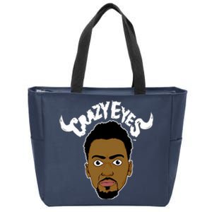 Bobby Portis Crazy Eyes Zip Tote Bag