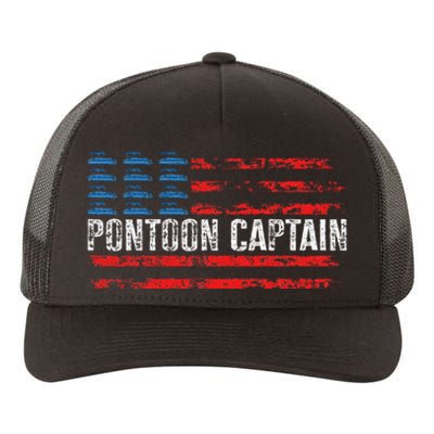 Boating Pontoon Captain 4th Of July Pontoon Boat Yupoong Adult 5-Panel Trucker Hat