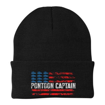 Boating Pontoon Captain 4th Of July Pontoon Boat Beanie