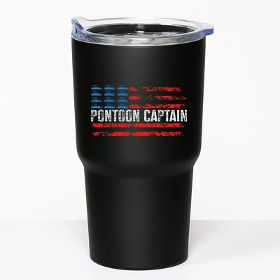 Boating Pontoon Captain 4th Of July Pontoon Boat Tumbler