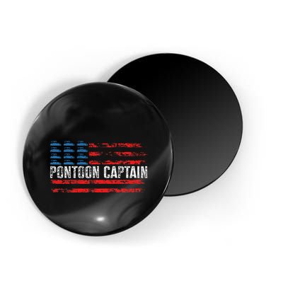 Boating Pontoon Captain 4th Of July Pontoon Boat Magnet