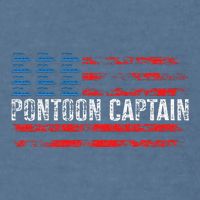 Boating Pontoon Captain 4th Of July Pontoon Boat Garment-Dyed Sweatshirt
