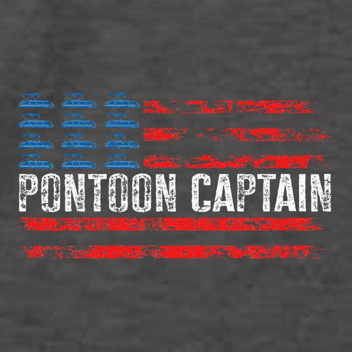 Boating Pontoon Captain 4th Of July Pontoon Boat Vector Backpack