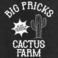 Big Pricks Cactus Farm Funny 7 Panel Mesh Trucker Snapback Hat