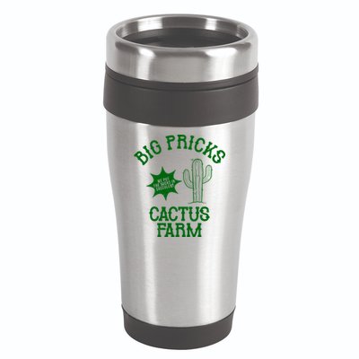 Big Pricks Cactus Farm Funny 16oz Travel Tumbler