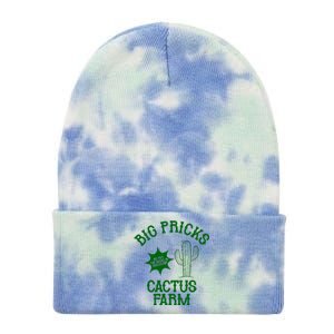 Big Pricks Cactus Farm Funny Tie Dye 12in Knit Beanie