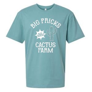 Big Pricks Cactus Farm Funny Sueded Cloud Jersey T-Shirt