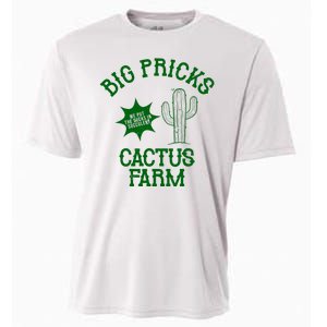 Big Pricks Cactus Farm Funny Cooling Performance Crew T-Shirt