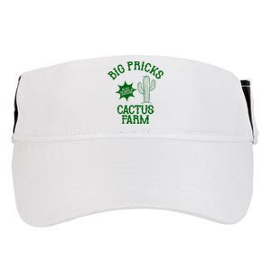 Big Pricks Cactus Farm Funny Adult Drive Performance Visor