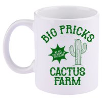 Big Pricks Cactus Farm Funny 11oz C Handle Ceramic Mug