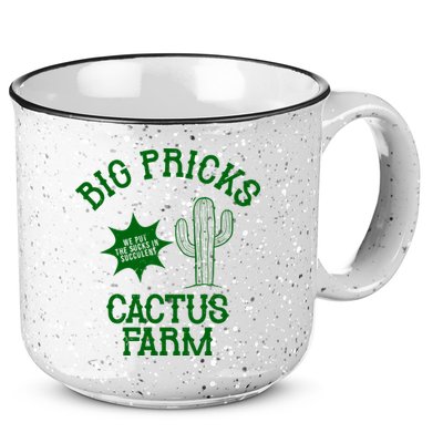 Big Pricks Cactus Farm Funny 15oz Campfire Ceramic Mug