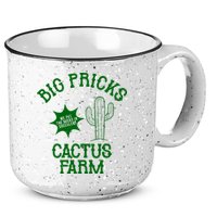 Big Pricks Cactus Farm Funny 15oz Campfire Ceramic Mug