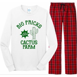 Big Pricks Cactus Farm Funny Long Sleeve Pajama Set