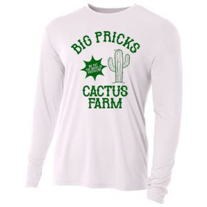 Big Pricks Cactus Farm Funny Cooling Performance Long Sleeve Crew