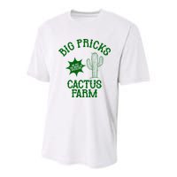 Big Pricks Cactus Farm Funny Youth Performance Sprint T-Shirt