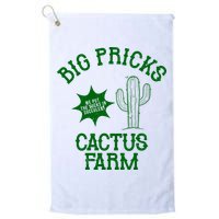 Big Pricks Cactus Farm Funny Golf Towel