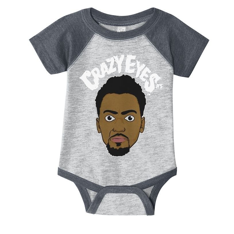 Bobby Portis Crazy Eyes Infant Baby Jersey Bodysuit