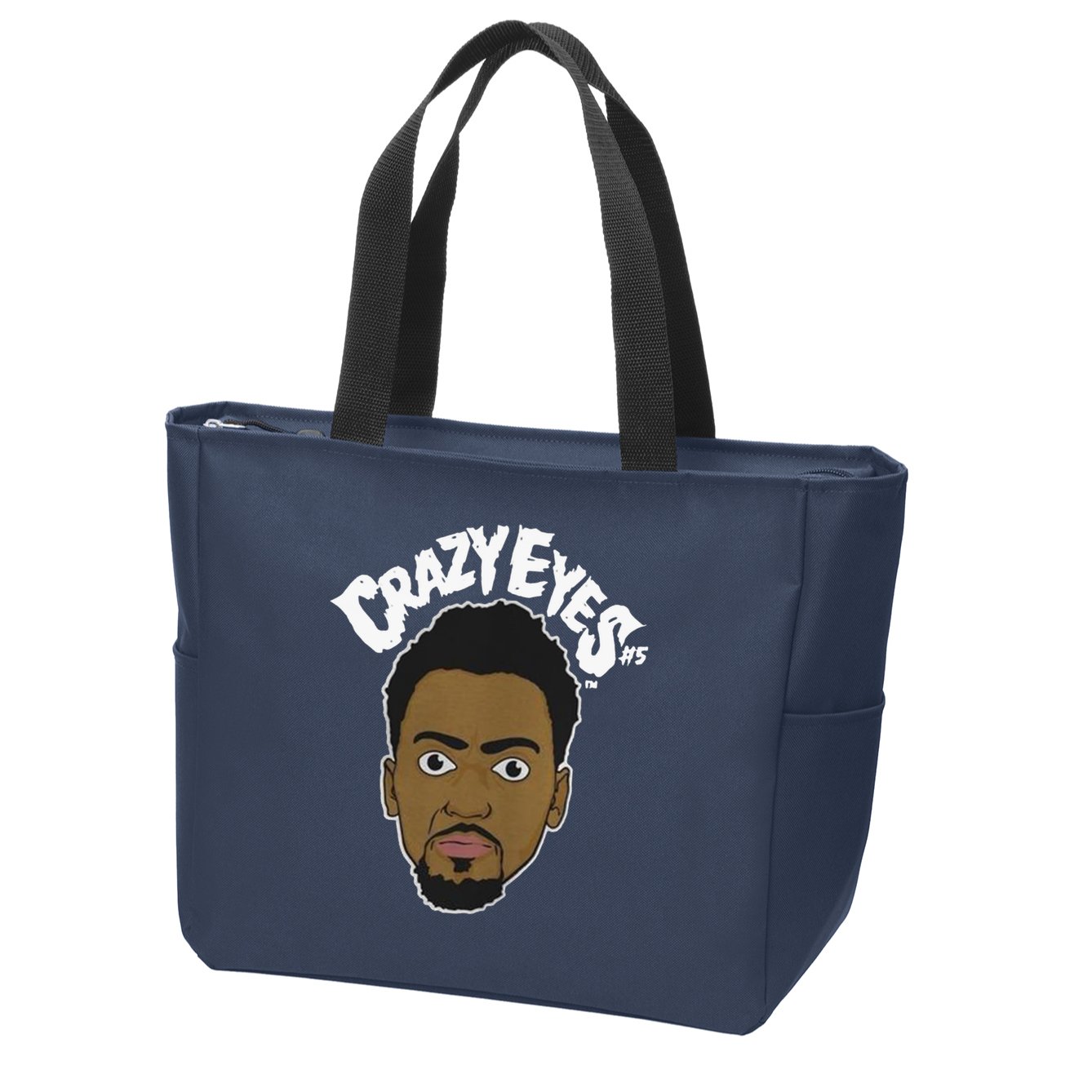 Bobby Portis Crazy Eyes Zip Tote Bag