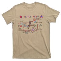 Battle Plan Christmas Home Hand Dawn Alone Xmas T-Shirt