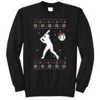 Baseball Player Christmas Cool Ugly X-Mas Pajama Boyss Sweatshirt