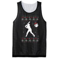 Baseball Player Christmas Cool Ugly X-Mas Pajama Boyss Mesh Reversible Basketball Jersey Tank