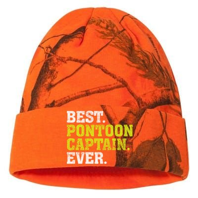 Best Pontoon Captain Ever | Pontoon Boat Kati Licensed 12" Camo Beanie