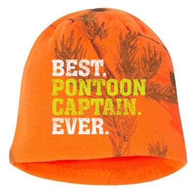 Best Pontoon Captain Ever | Pontoon Boat Kati - Camo Knit Beanie