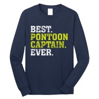 Best Pontoon Captain Ever | Pontoon Boat Long Sleeve Shirt