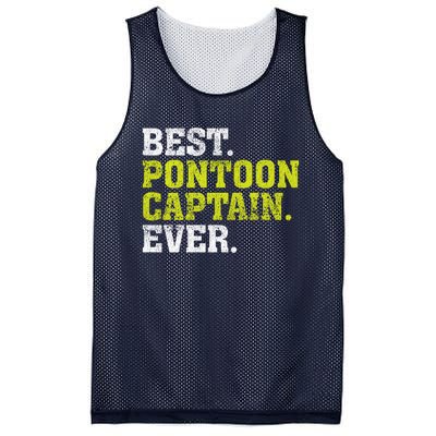 Best Pontoon Captain Ever | Pontoon Boat Mesh Reversible Basketball Jersey Tank