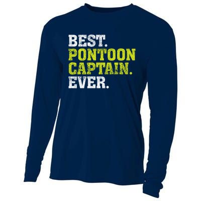 Best Pontoon Captain Ever | Pontoon Boat Cooling Performance Long Sleeve Crew