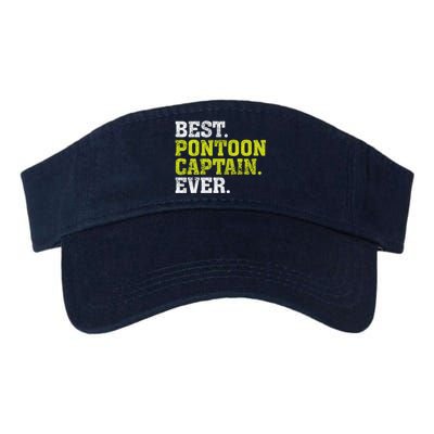 Best Pontoon Captain Ever | Pontoon Boat Valucap Bio-Washed Visor