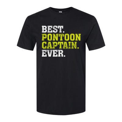 Best Pontoon Captain Ever | Pontoon Boat Softstyle CVC T-Shirt