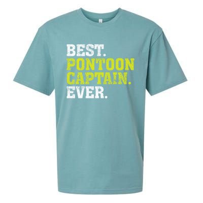 Best Pontoon Captain Ever | Pontoon Boat Sueded Cloud Jersey T-Shirt