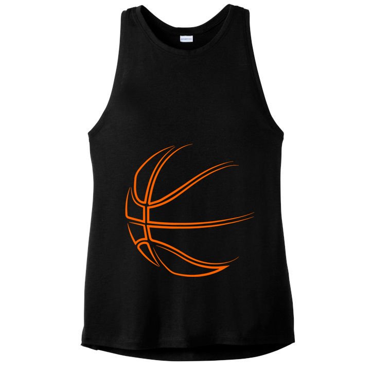 Basketball Player Cool Style Ladies PosiCharge Tri-Blend Wicking Tank
