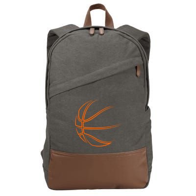 Basketball Player Cool Style Cotton Canvas Backpack