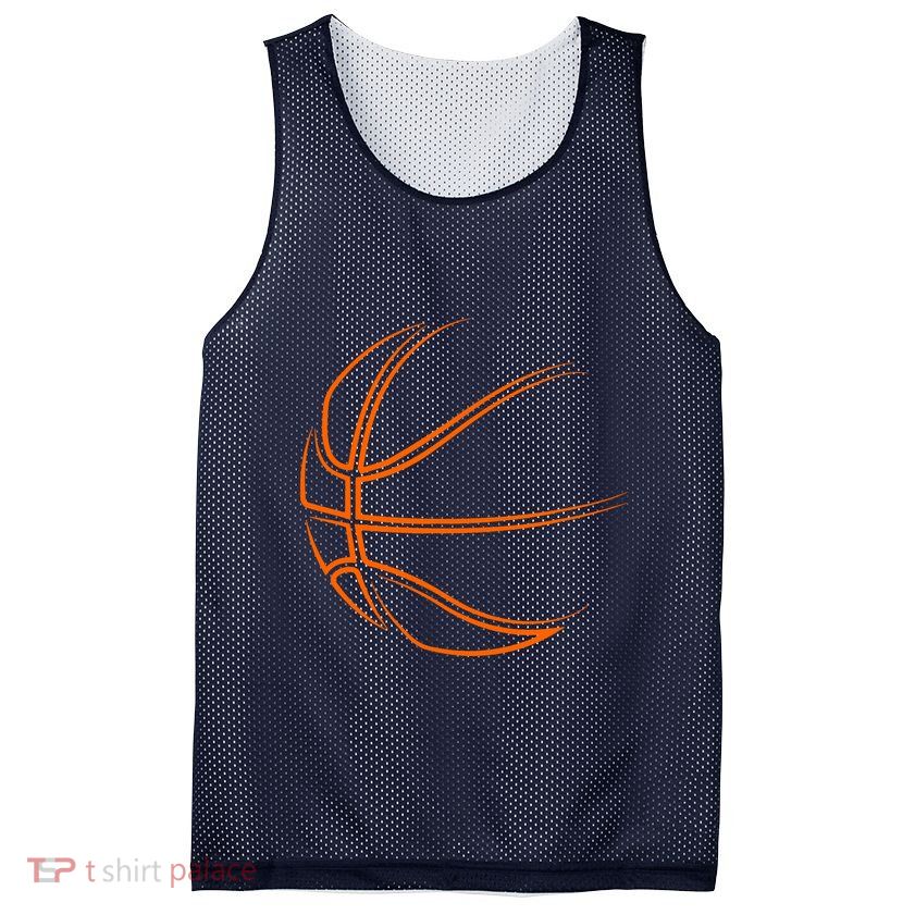Basketball Player Cool Style Mesh Reversible Basketball Jersey Tank