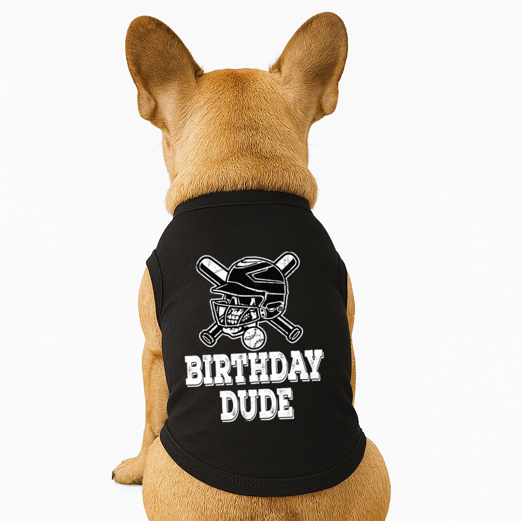 Baseball Pitcher Catcher Helmet Birthday Funny Gift Cool Gift Doggie Tank