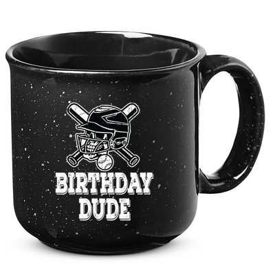 Baseball Pitcher Catcher Helmet Birthday Funny Gift Cool Gift 15oz Campfire Ceramic Mug