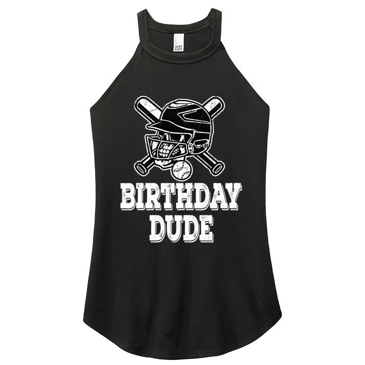 Baseball Pitcher Catcher Helmet Birthday Funny Gift Cool Gift Women's Perfect Tri Rocker Tank