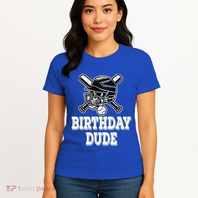 Baseball Pitcher Catcher Helmet Birthday Funny Gift Cool Gift Womens T-Shirt