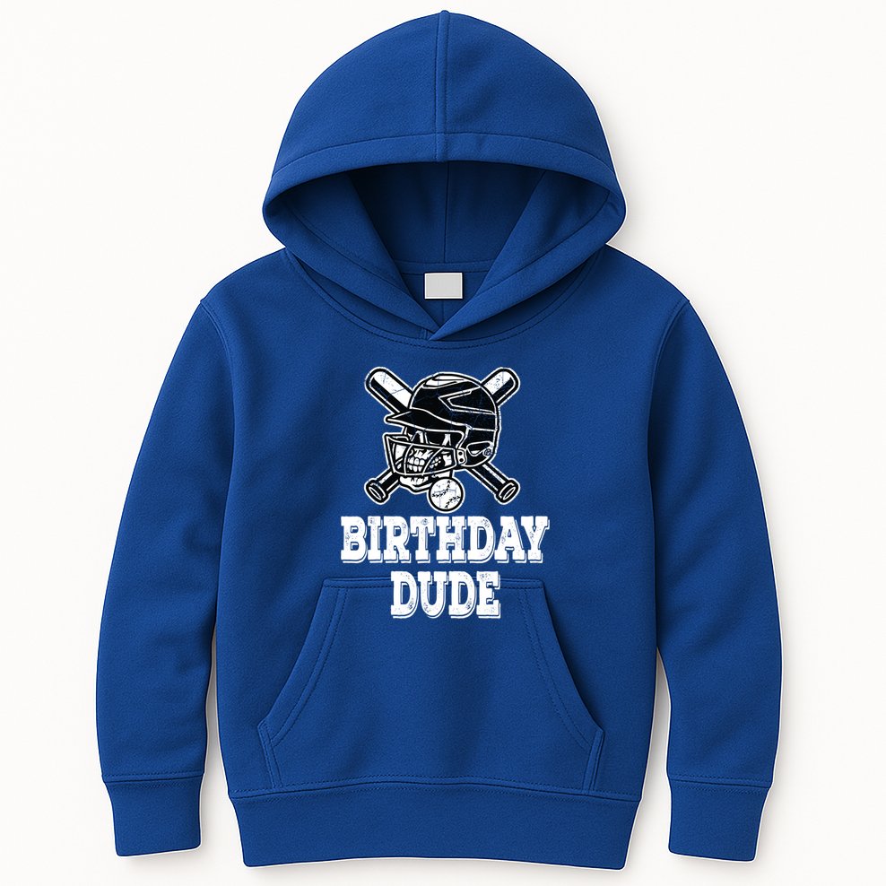 Baseball Pitcher Catcher Helmet Birthday Funny Gift Cool Gift Kids Hoodie