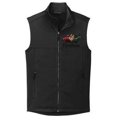 Buffalo Plaid Chickmas Merry Christmas Chicken Lover Xmas  Collective Smooth Fleece Vest